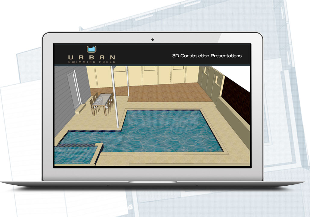 CAD image of swimming pool design